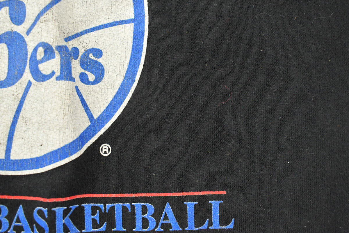 Vintage 1990s Philadelphia 76ers NBA Crewneck Sweatshirt Men's 2XL