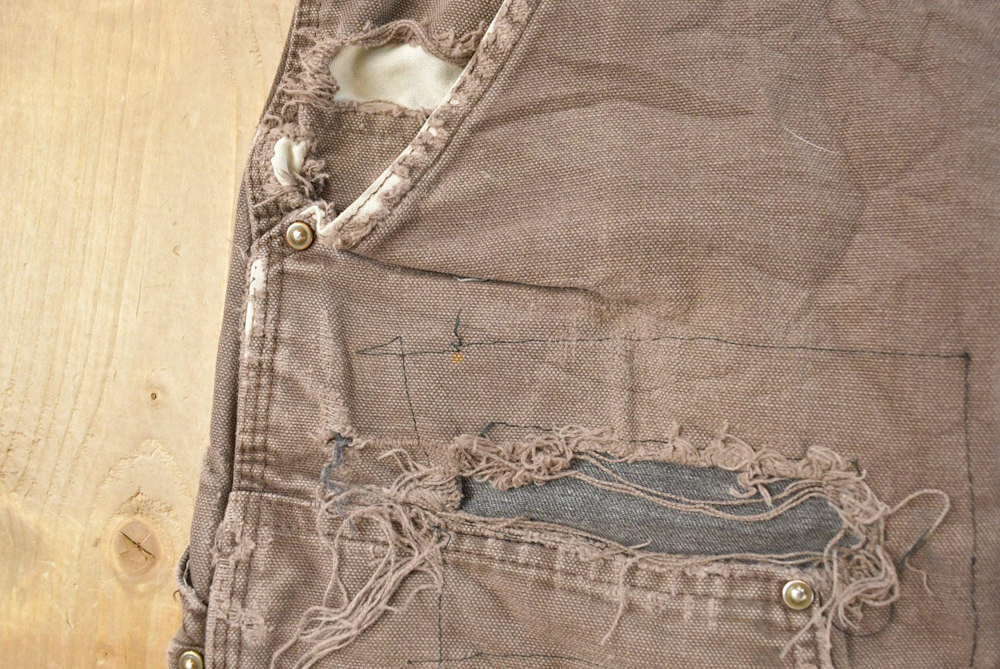 Vintage 2000s Thrashed Carhartt Double Knee Work Pants Men's 33 x 30