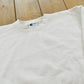Vintage 1990s Blank White Crewneck Sweatshirt Men's M