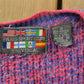 Vintage 1990s Paris Sport Club Knit Cardigan Sweater Women's S