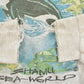 Vintage 1990s Shamu Sea World Orca Whale Graphic Crewneck Sweatshirt Men's XL