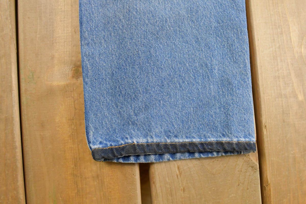 Vintage 2000s Levi's Paint Distressed Orange Tab Denim Jeans Men's 34 x 29