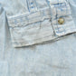 Vintage 1990s Faded Levis Red Tab Denim Button Up Shirt Men's L