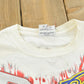 Vintage 1999 Rusty Wallace Harley Davidson All Over Print Flames NASCAR Racing T-Shirt Mens L