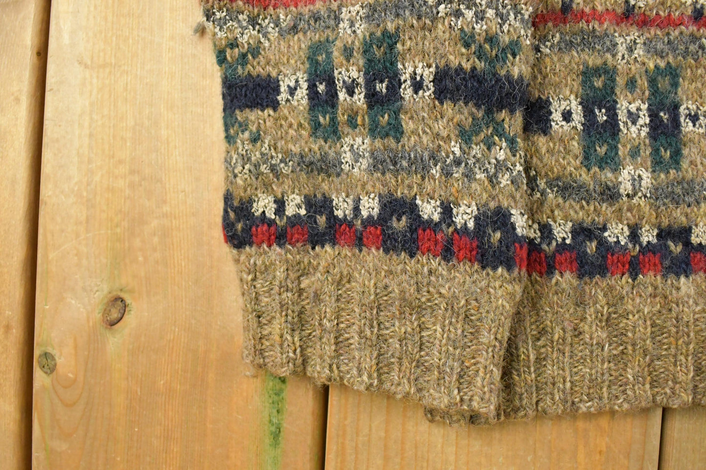 Vintage 1990s Woolrich Wool V Neck Knit Sweater Womens Large
