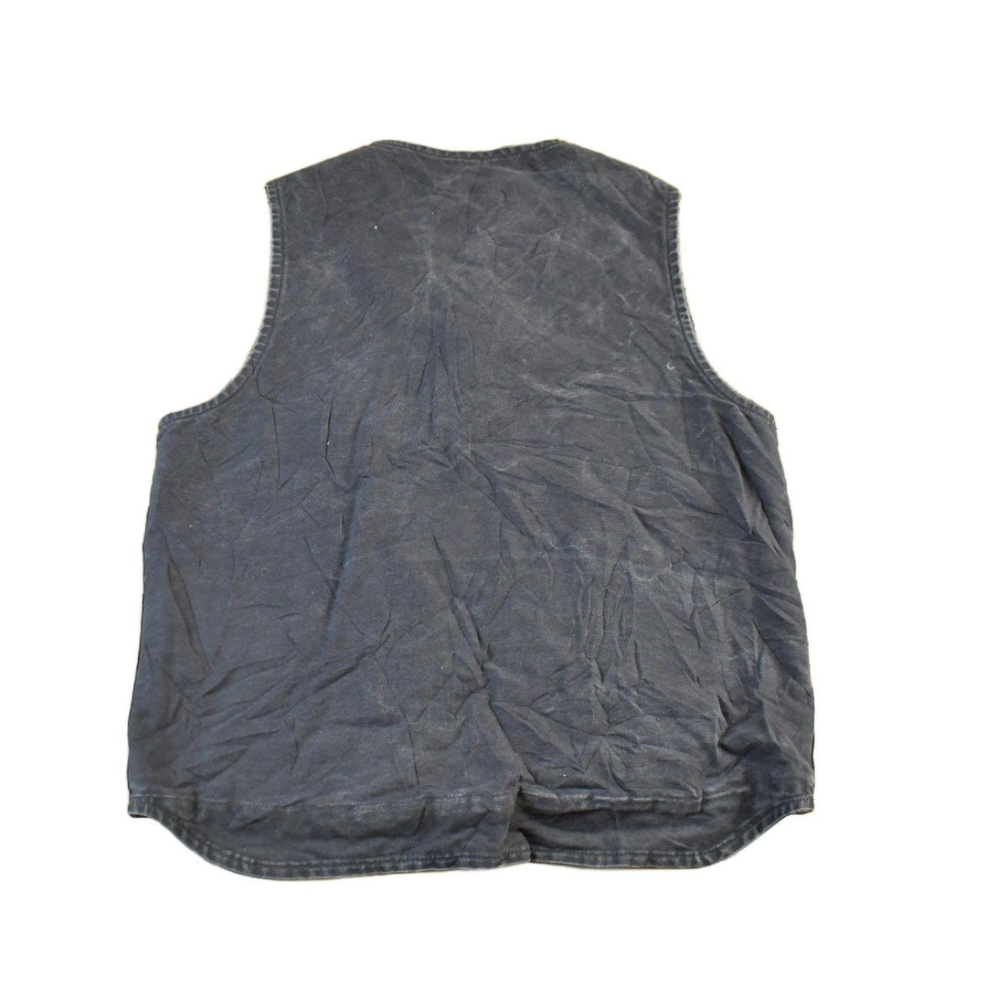 Vintage 90s Carhartt Sherpa Lined Work Vest - Mens Large Tall