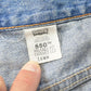 Vintage 2000s Levi's 550 Relaxed Fit Tapered Leg Denim Blue Jeans Women's 33 x 30.5