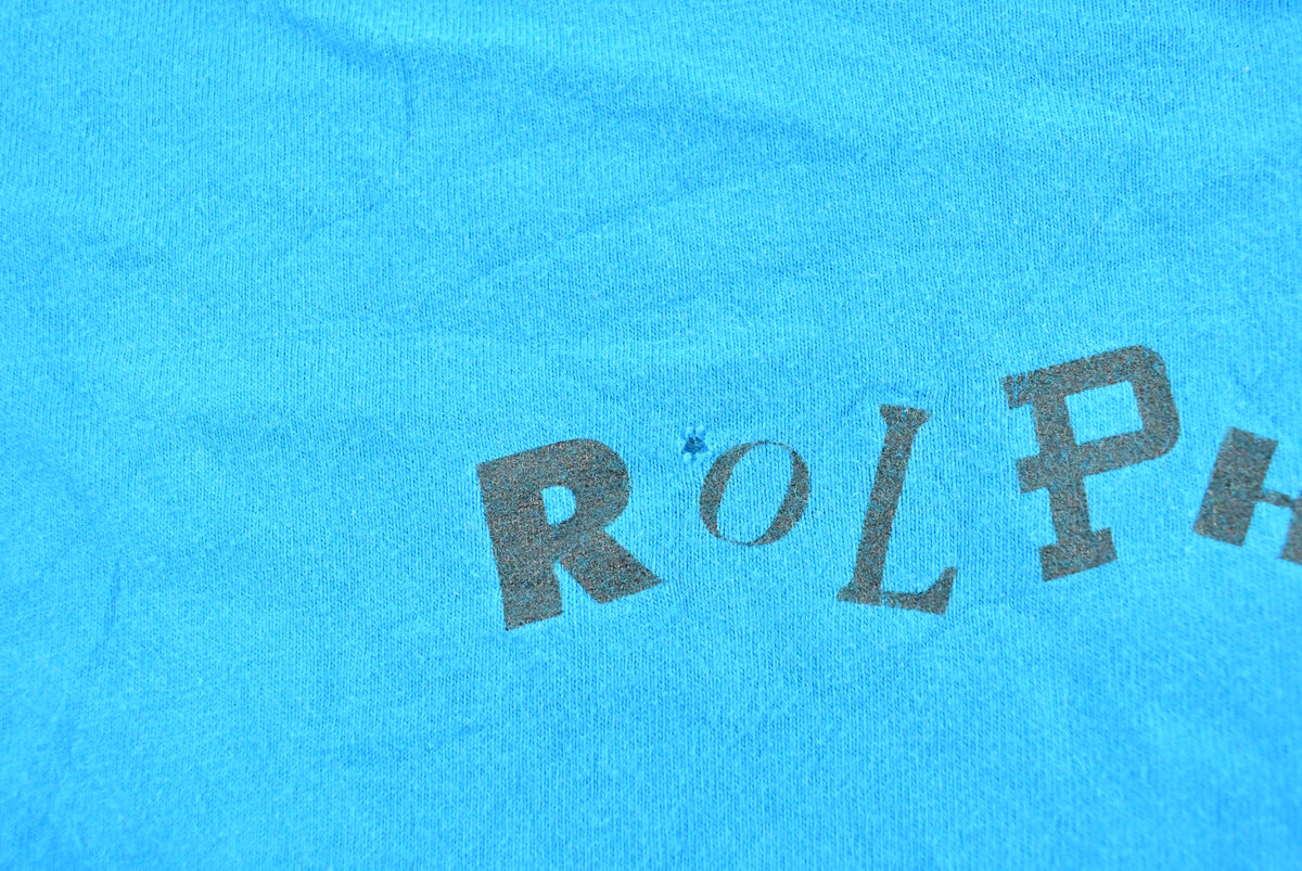 Vintage 1990s Rolph Road School of Fish T-Shirt Youth M Men's Medium