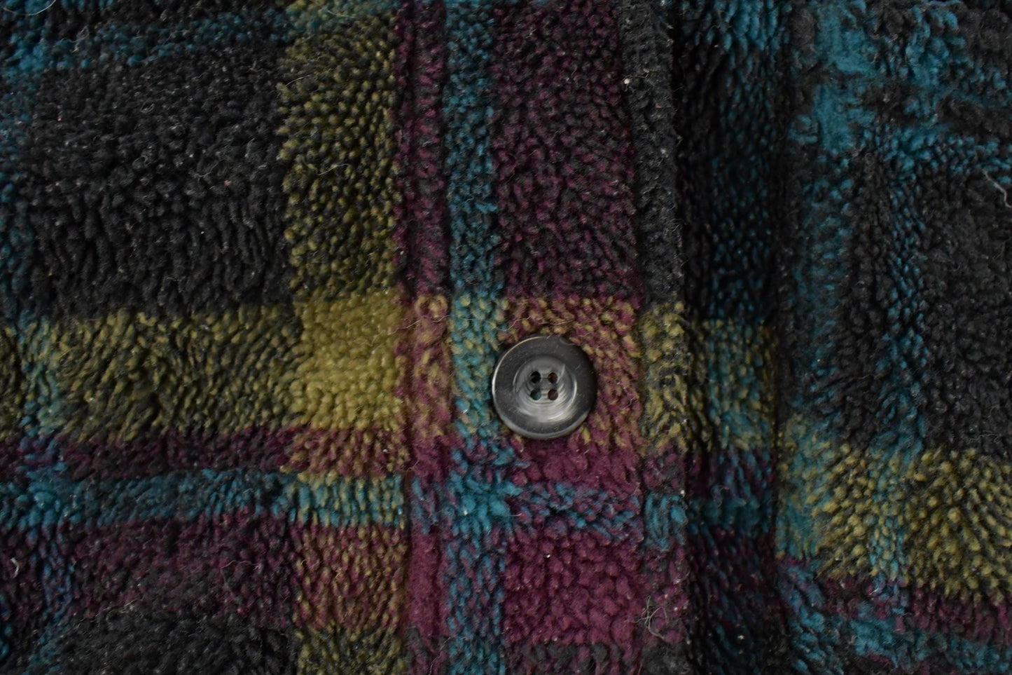 Vintage 1990s 111 State Button Up Fleece Sweater Women's Medium