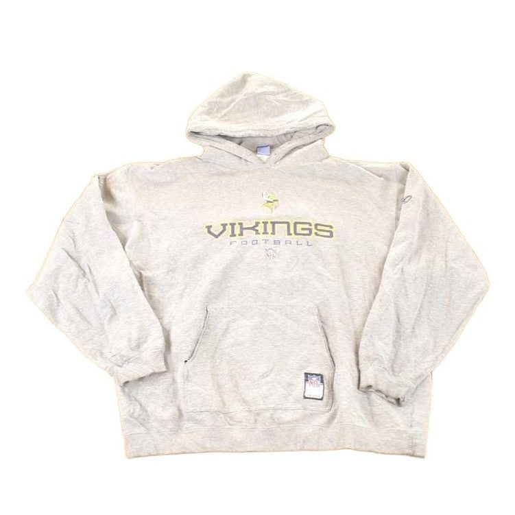 Vintage Y2K Minnesota Vikings Reebok NFL Hoodie Sweatshirt Men's XXL