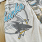 Vintage 1991 Bulletin Athletic San Jose Sharks NHL Graphic T-Shirt Men's XL