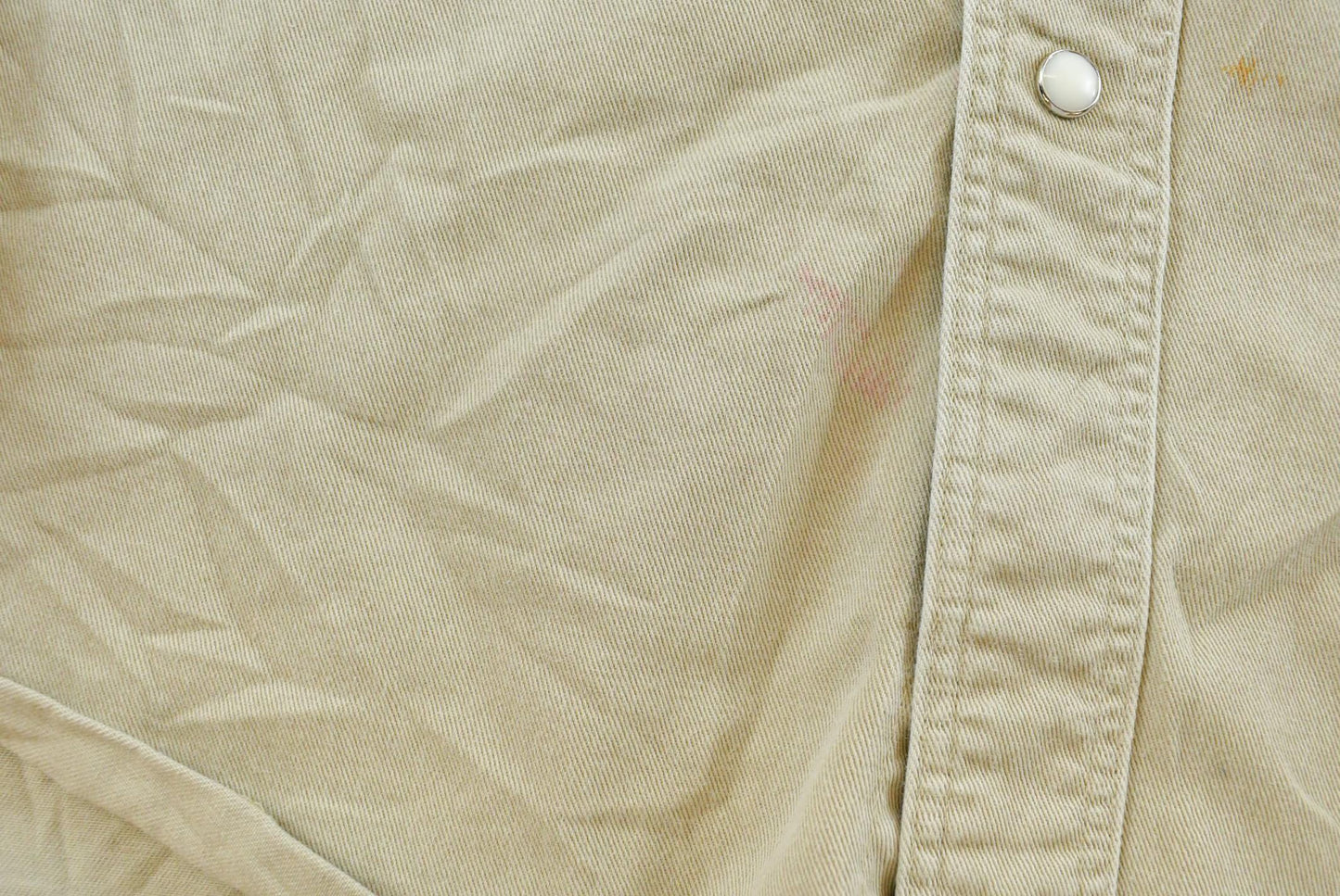 Vintage 2000s Wrangler Canvas Button Up Snaps Western Shirt Men's 2XL