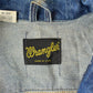 Vintage 1980s Wrangler Western Denim Trucker Jean Jacket Men's XS-S