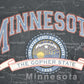 Vintage 1990s Minnesota State Map AOP Souvenir Crewneck Shirt Men's XXL