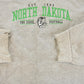 Vintage 1990s North Dakota University Sioux Football Embroidered Collegiate Crewneck Sweatshirt Men's L