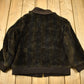 Vintage 1950s Brown Fur Zip Up Jacket
