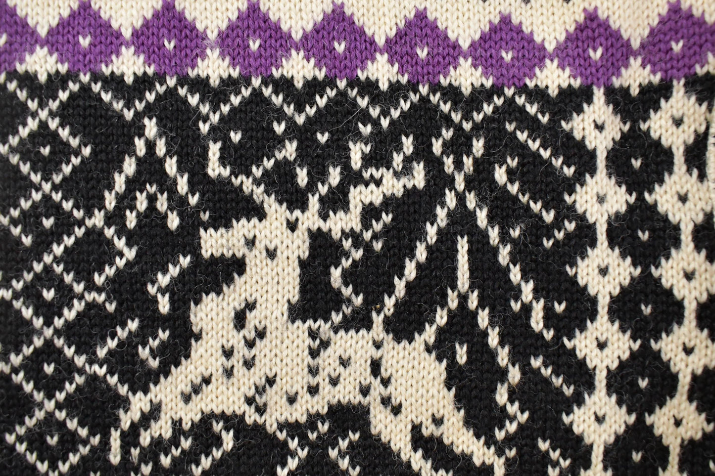 Vintage 1990s Skjaeveland Wool Nordic Knit Sweater Men's M