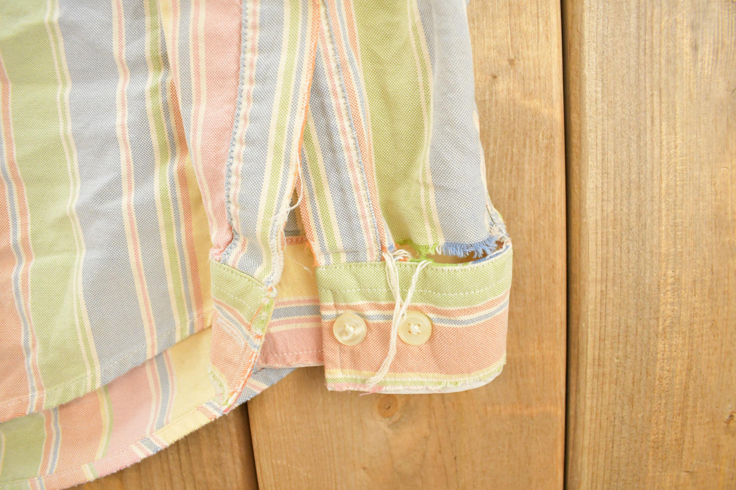 Vintage Y2K L.L. Bean Striped Long Sleeve Button Down Shirt Women's L