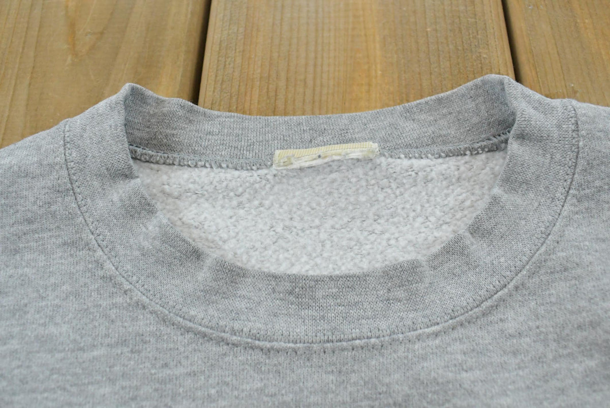Vintage 1990s Ohio State University Embroidered Collegiate Crewneck Sweatshirt Men's L