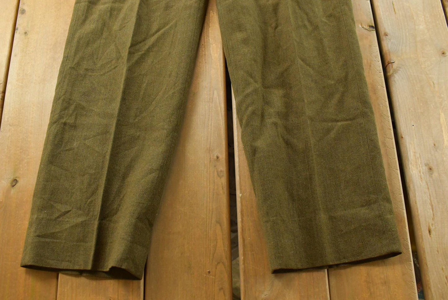 Vintage 1950s Wool Army Military Trousers Men's 30 x 32