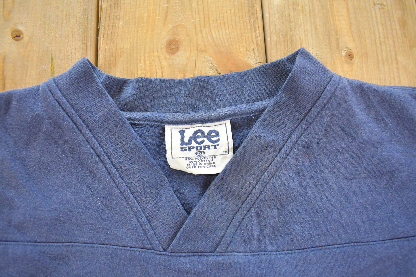Vintage 1990s Penn State Nittany Lions PSU Lee Collegiate V-Neck Sweatshirt Men's 2XL