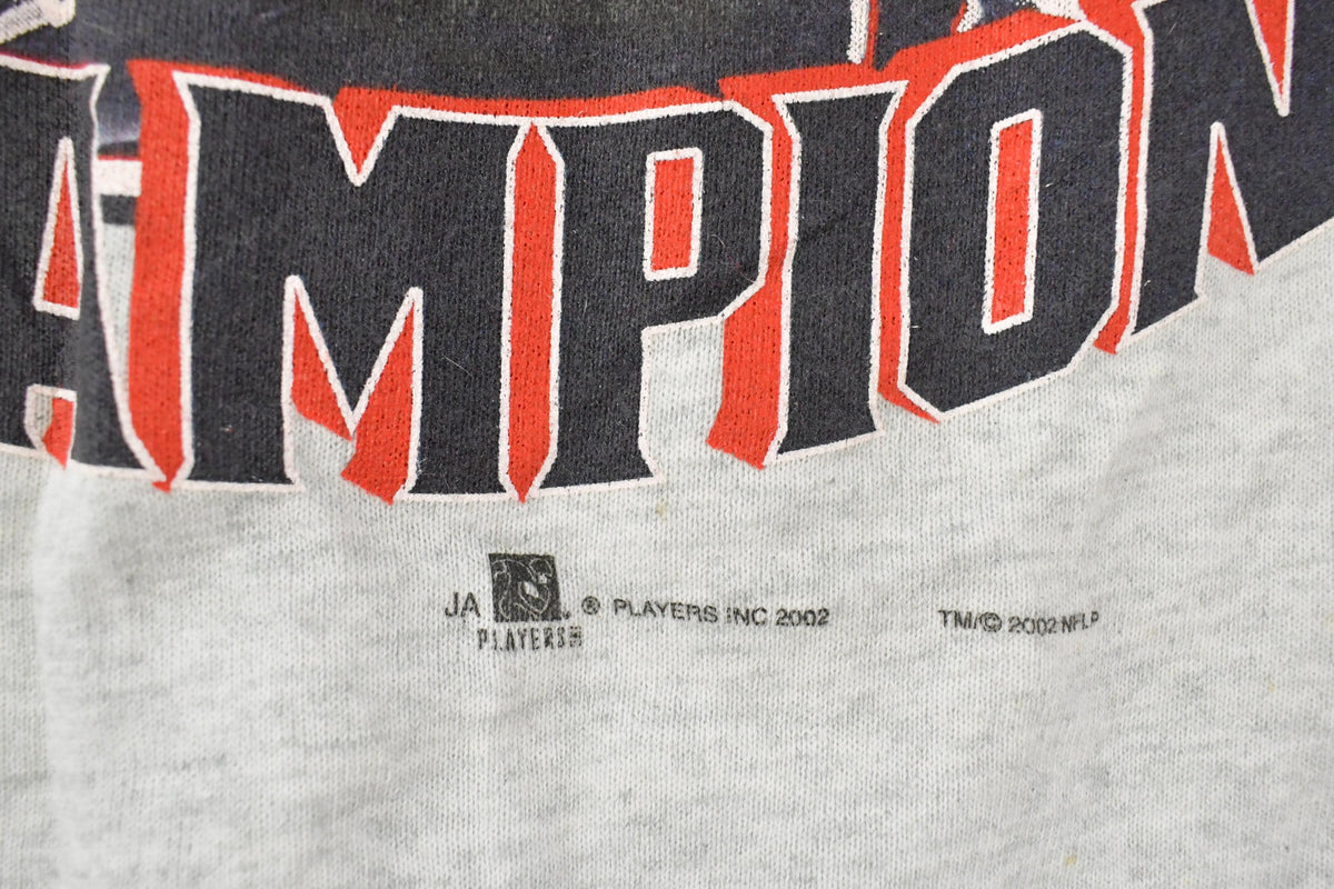Vintage 2002 New England Patriots Tom Brady NFL Crewneck Sweatshirt Men's L