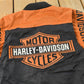 Vintage 1990s Harley Davidson Embroidered Motorcycle Jacket Men's M