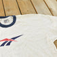 Vintage 1990s Reebok Logo Ringer Graphic T Shirt Mens XL