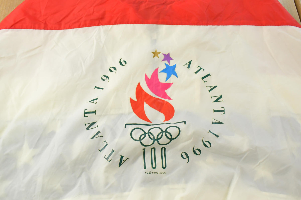 Vintage 1996 Atlanta Olympics Games Collection Anorak Windbreaker Men's XL