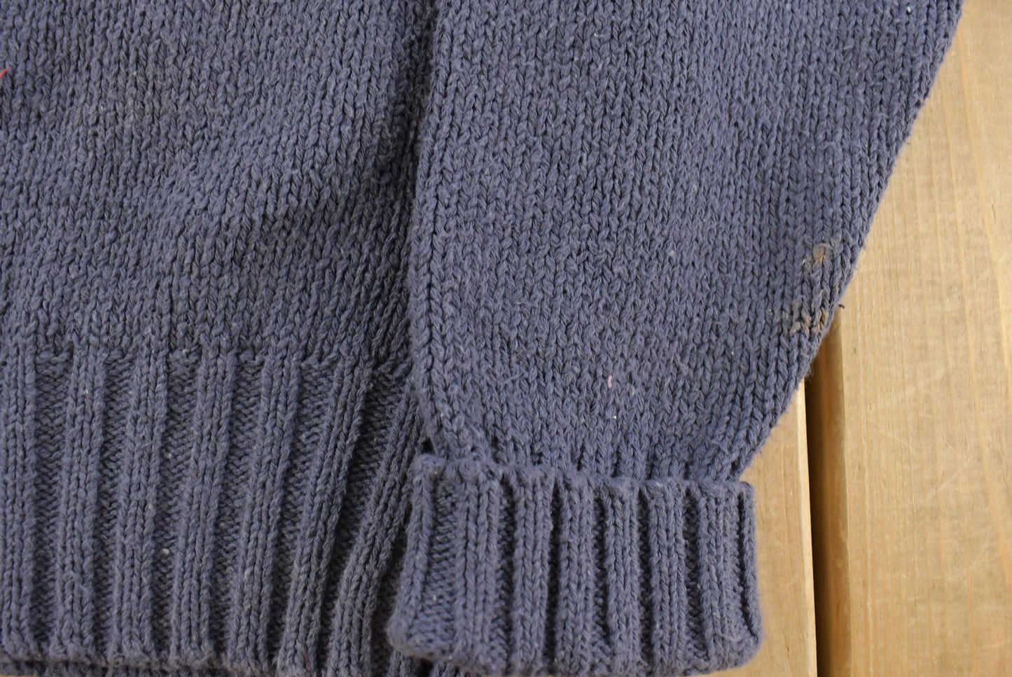 Vintage 1990s Polo By Ralph Lauren Chunky Knit Crewneck Sweater Mens S