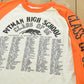 Vintage 1985 Pitman High School Class Of 85 Three Quarter Sleeve Raglan T Shirt Mens L
