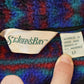Vintage 1990s St. John's Bay Abstract Pattern Full Zip Fleece Sweater Jacket Men's Large