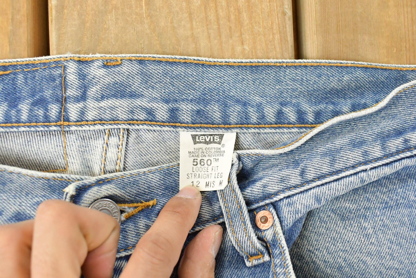 Vintage 1990s Levi's 560 Loose Straight Denim Jeans Women's 32 x 31