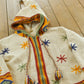 Vintage 1980s Ecuador Full Zip Wool Knit Hoodie Sweater Jacket Men's M