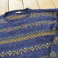 Vintage 1990s LL Bean Striped Knit Sweater Men's L