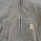 Vintage 1990s Carhartt Thermal Lined Heavy Weight Zip Up Hoodie Men's XL
