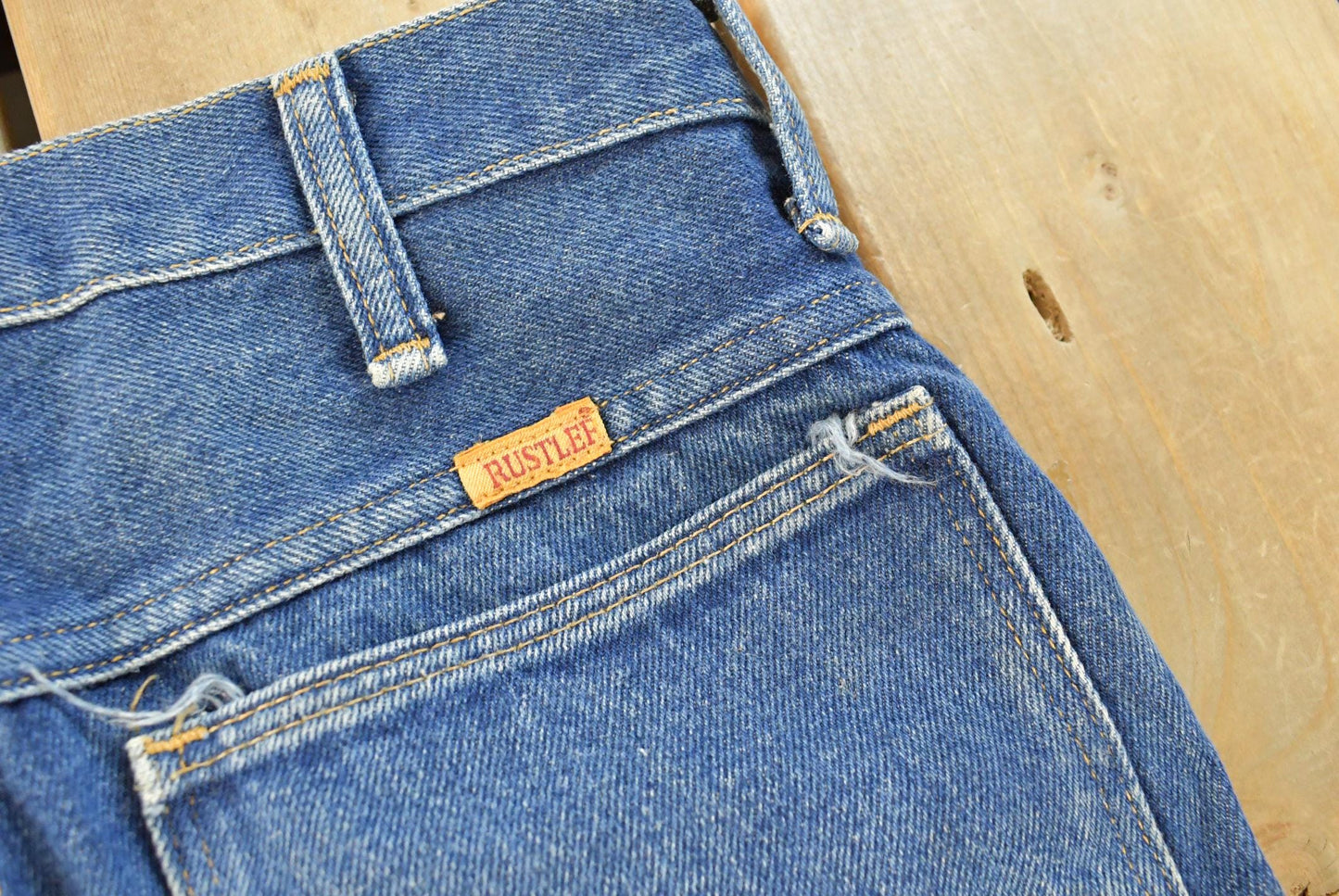 Vintage 1980s Rustler Denim Jeans Men's 27 x 32