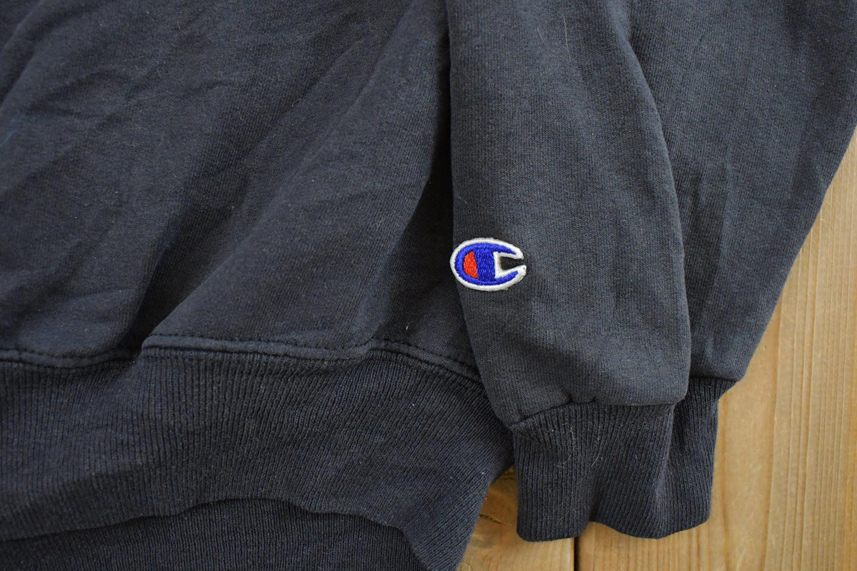 Vintage 1990s Discovery Channel Health Promo Crewneck Sweatshirt Men's Large / Embroidered / 90s Champion Sweater