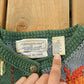 Vintage 1990s Hand Knitted Autumn Theme North Isle Cardigan Sweater Women's L