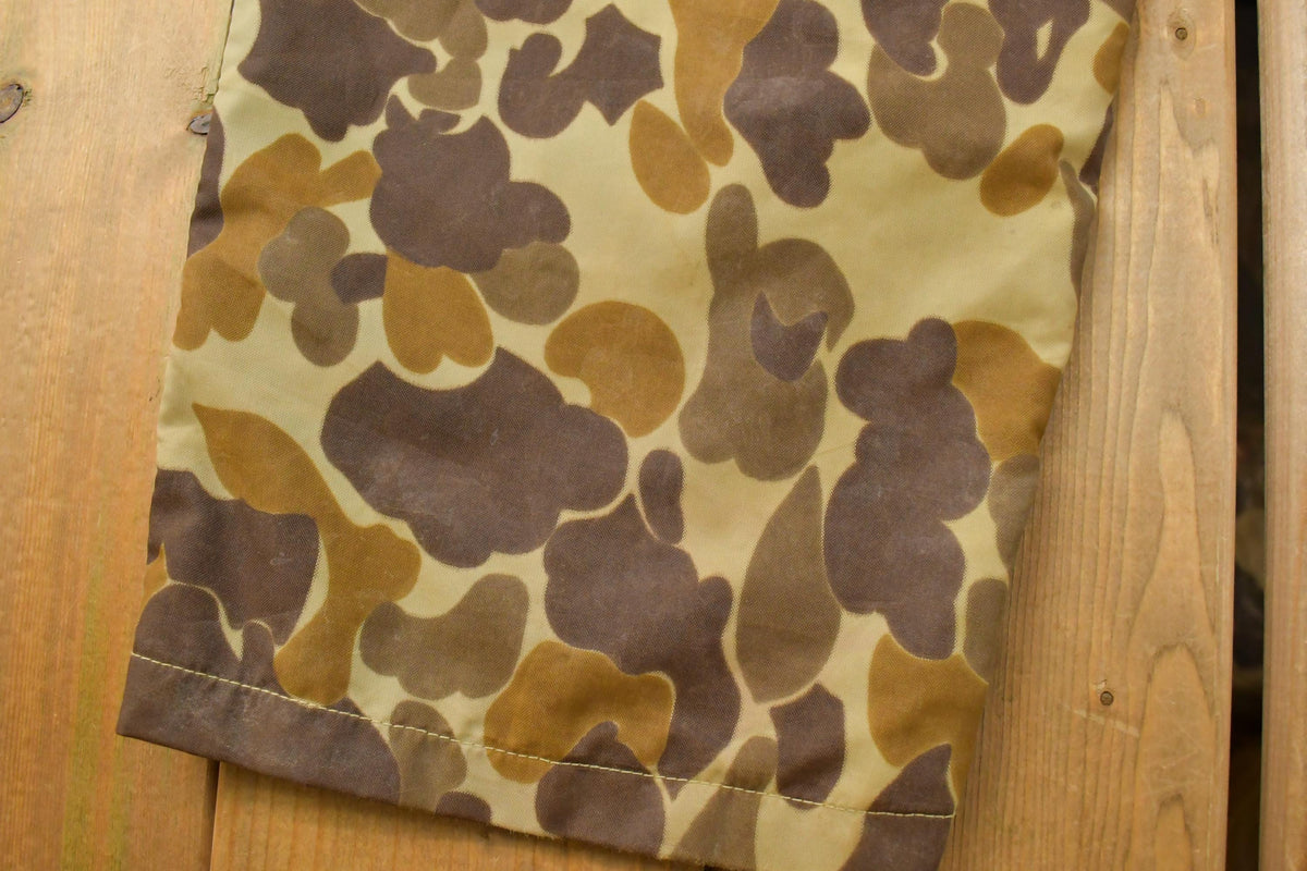 Vintage 1980s Game Winner Duck Camo Hunting Brush Pants Men's 40 x 33