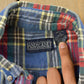 Vintage 1990s Lands End Plaid Flannel Shirt Men's Medium