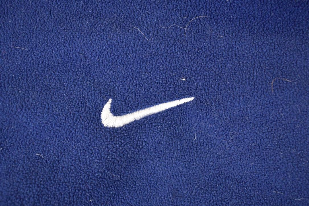 Vintage Y2K Nike Toronto Maple Leafs Quarter Zip NHL Fleece Outdoorsman Sweater Youth M