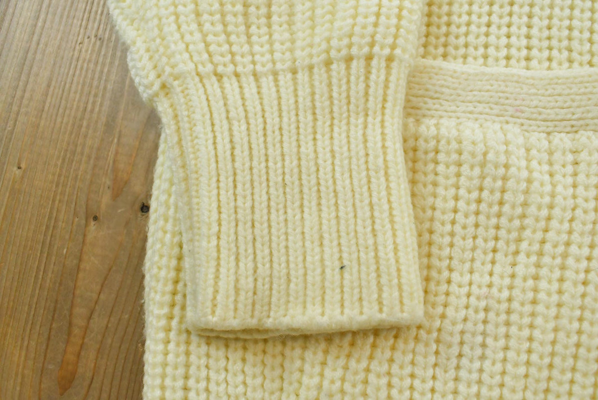 Vintage 1980s Damon Shawl Collar Acrylic Knit Button Up Cardigan Sweater Men's L