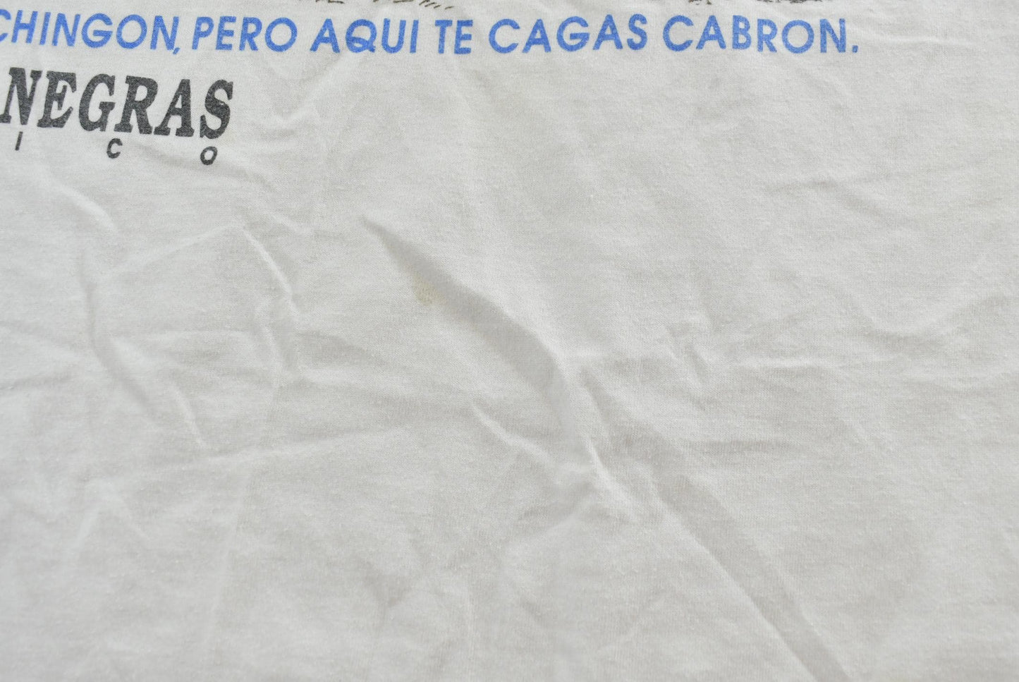 Vintage 1990s Piedras Negras Mexico Shit Happens Funny Travel T-Shirt Mens L