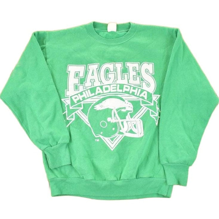 Vintage 1980s Philadelphia Eagles NFL Logo 7 Crewneck Sweatshirt Men's S