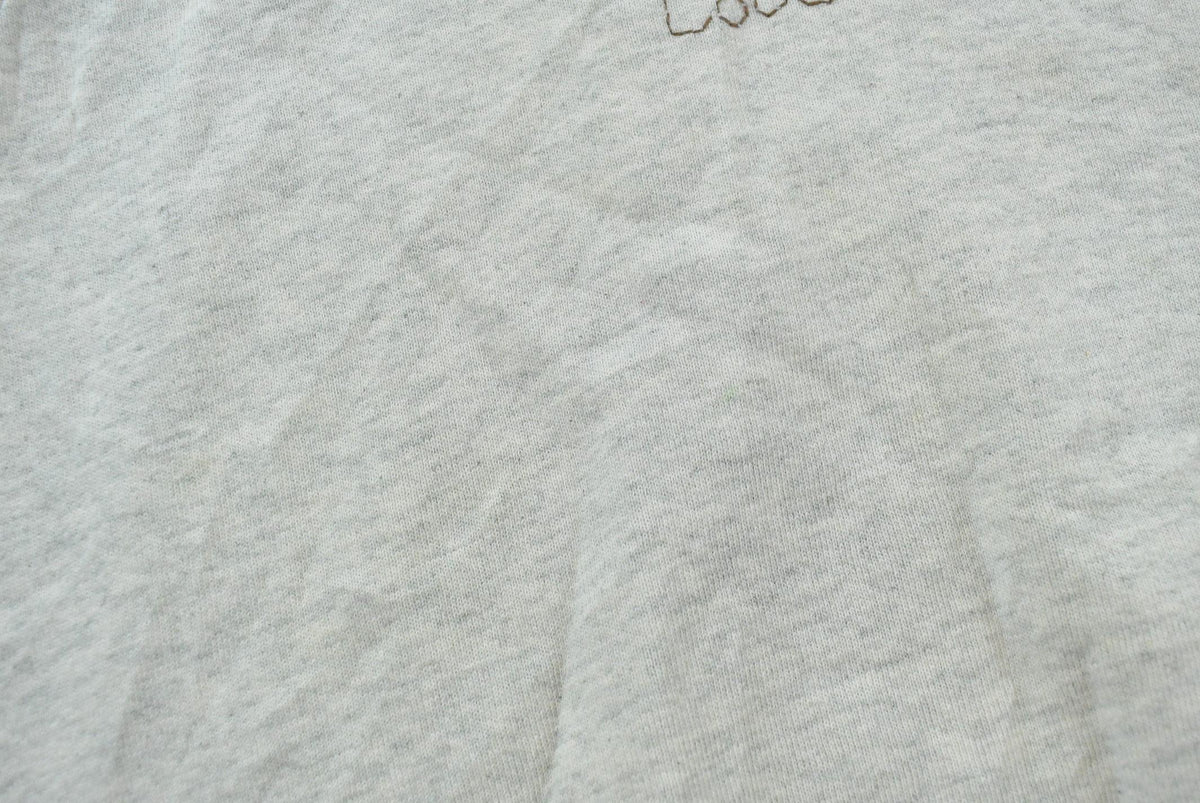 Vintage 1990s Embroidered Teddy Bear Love Raglan Crewneck Sweatshirt Men's S