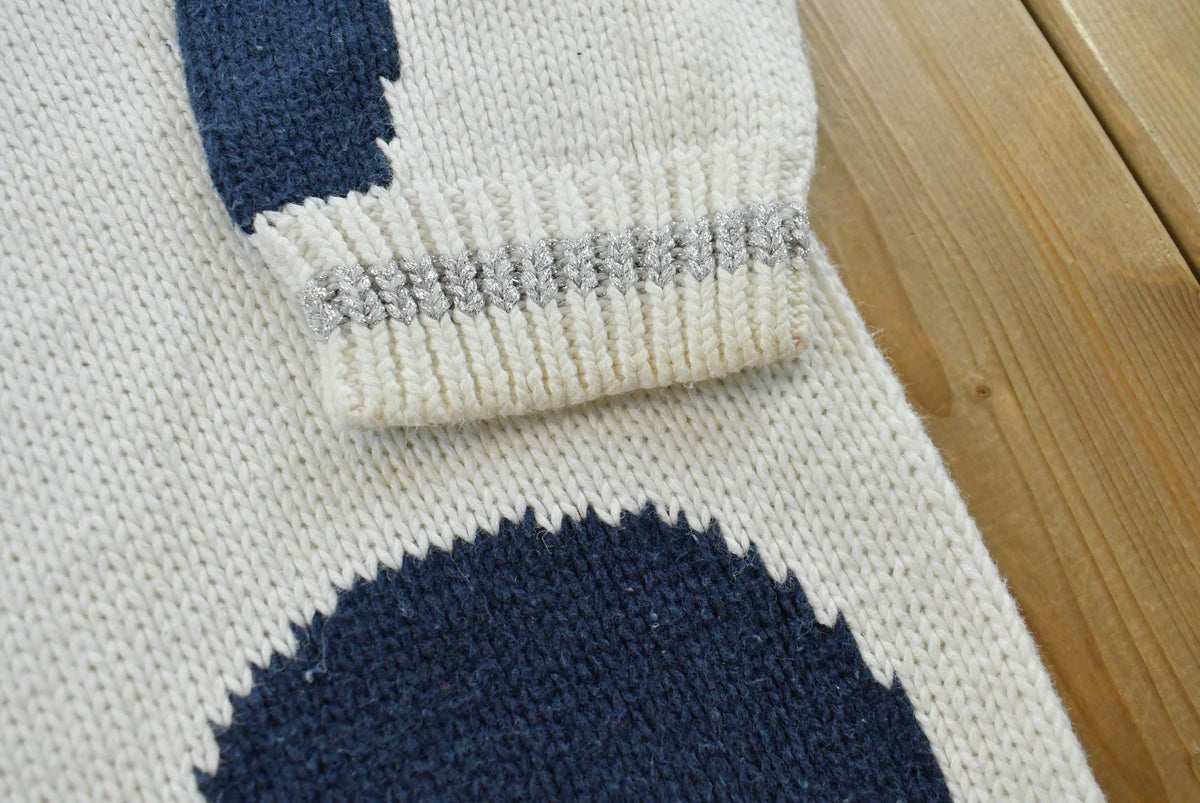 Vintage 1990s Marsh Landing Cotton Knit Sweater Women's L