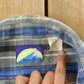 Vintage 1990s North Crest Plaid Flannel Button Up Shirt Men's XL