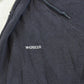 Vintage 1980s McGregor Black Thermal Lined Full Zip Up Raglan Hoodie Sweatshirt Men's L