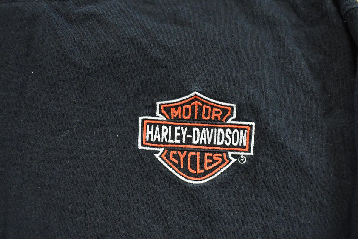 Vintage 2000s Harley Davidson Motorcycles Biker Long Sleeve T-Shirt Men's XL / Vintage Tee / Streetwear / Embroidered